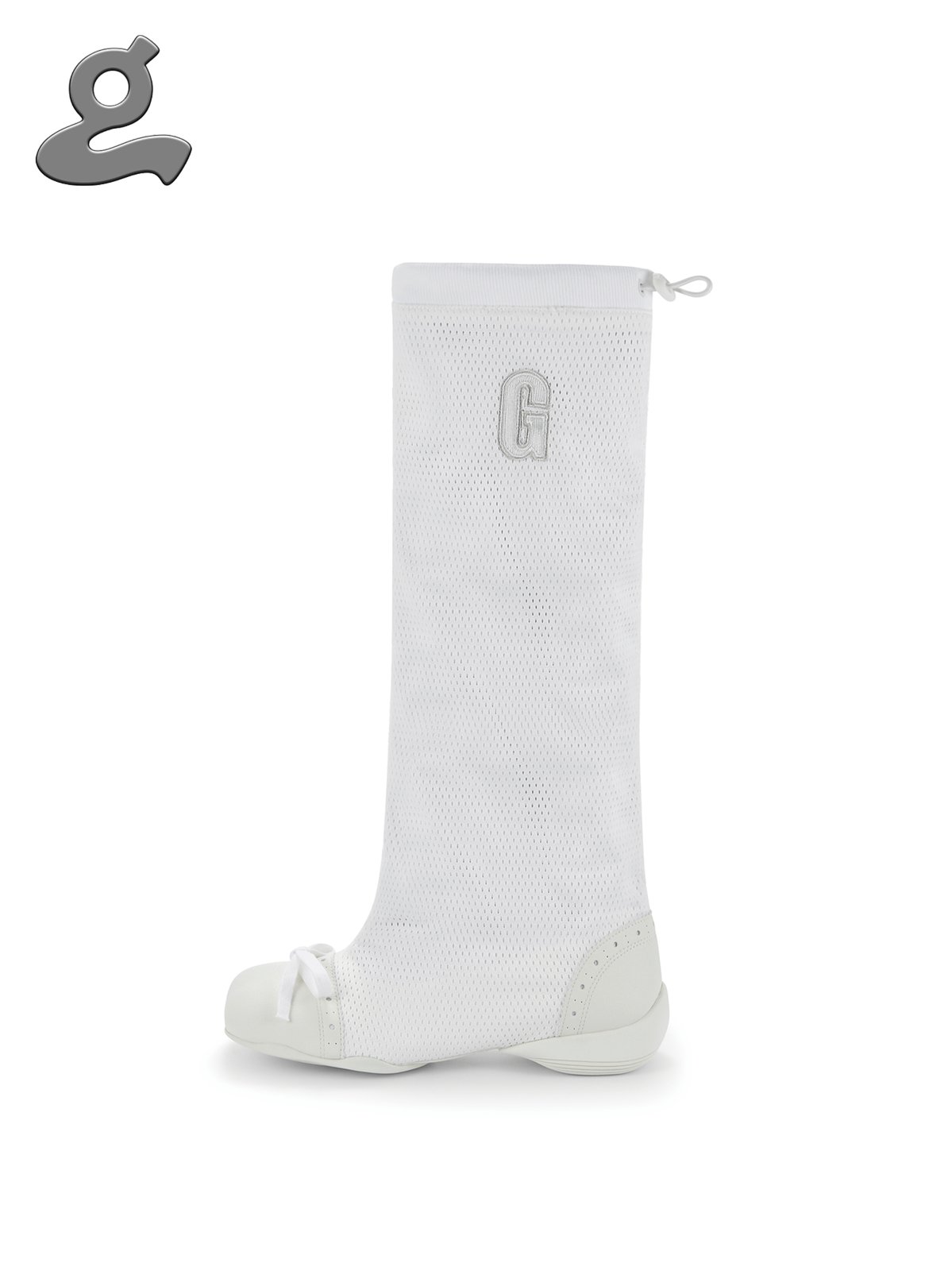White Sport Ballet Boots | GRAPE